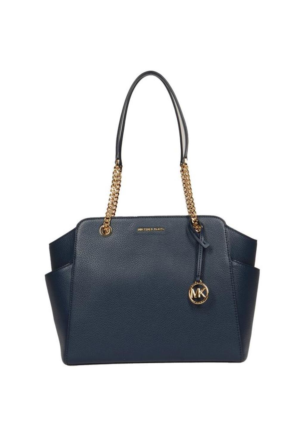 Michael Michael Kors Jacquelyn Logo Charm Medium Tote Bag