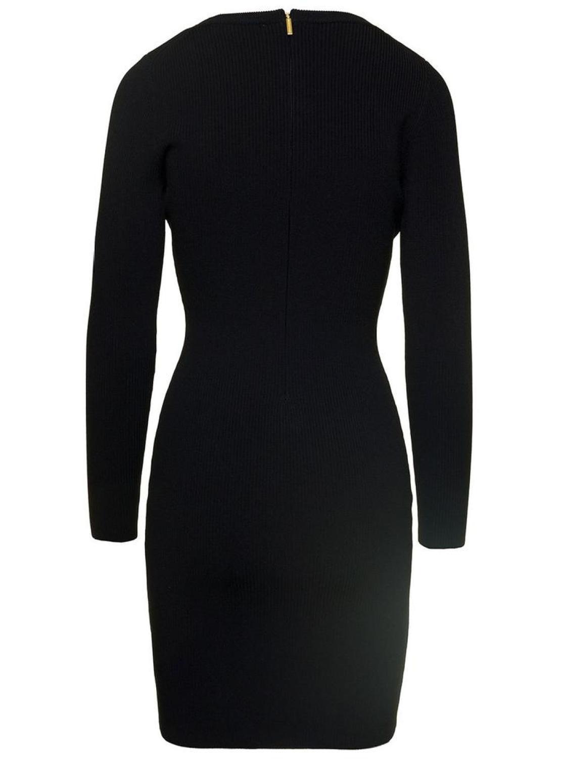 Michael Michael Kors Cut-Out Long-Sleeved Mini Dress