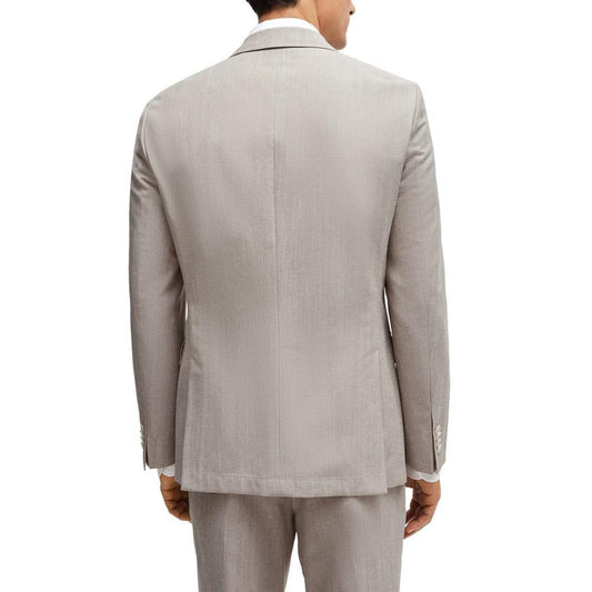 Men's Micro-Patterned Slim-Fit Jacket