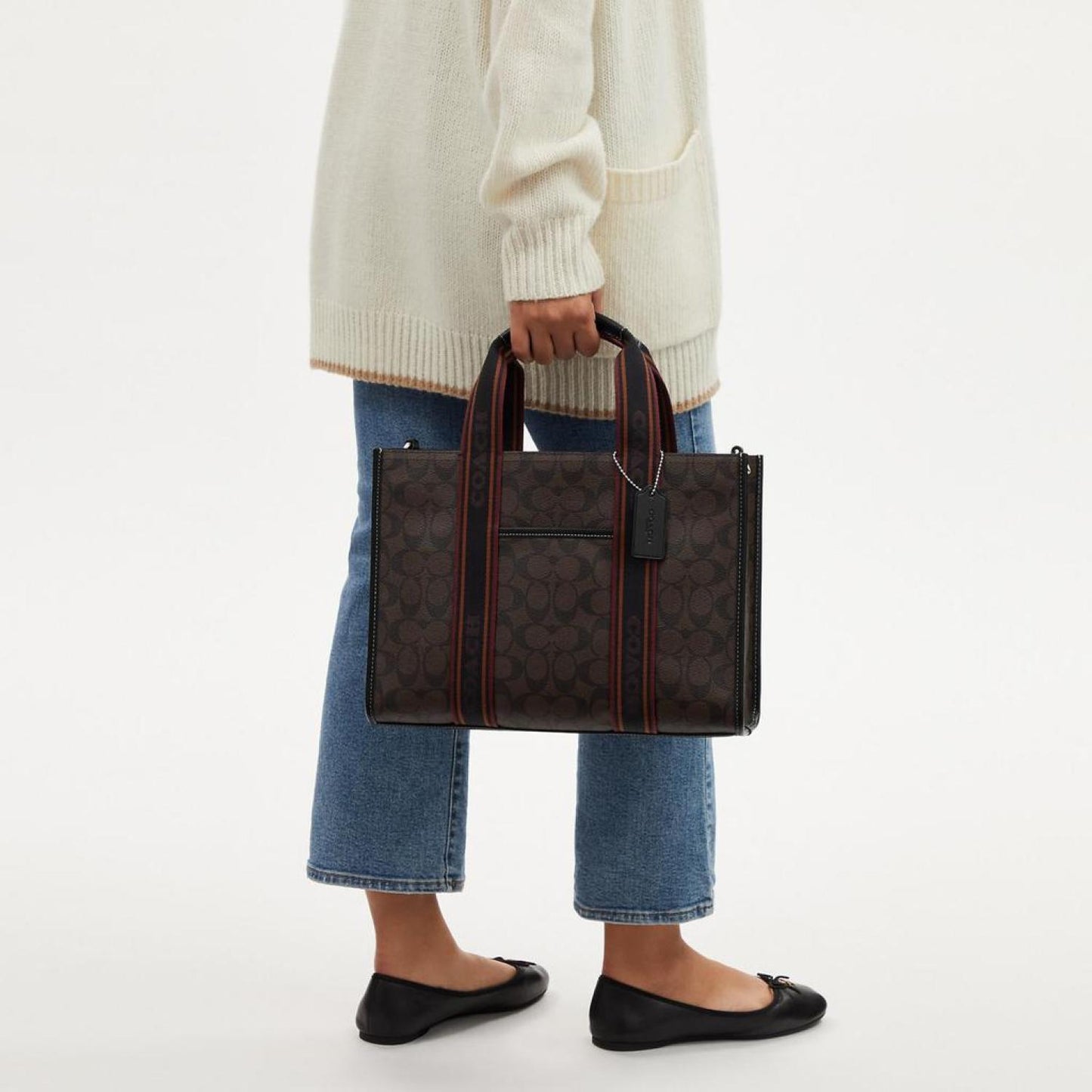 Coach Outlet Smith Tote In Signature Canvas