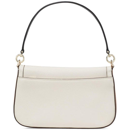 Hudson Colorblocked Pebbled Leather Flap Small Shoulder Bag