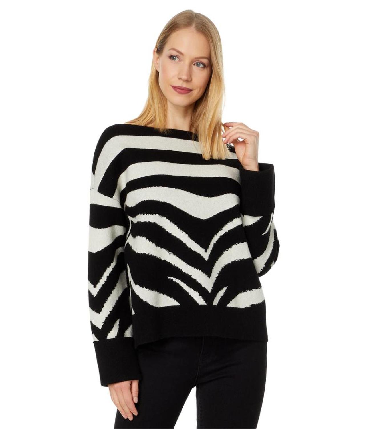 Bold Zebra Sweater