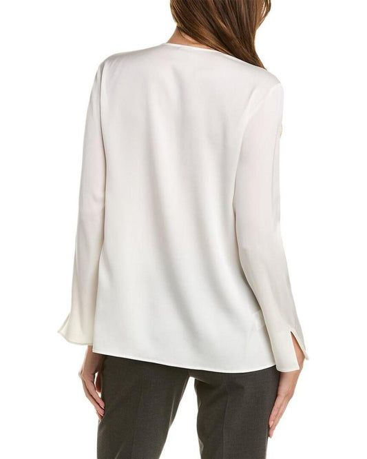 BOSS Hugo Boss Lore Silk-Blend Top