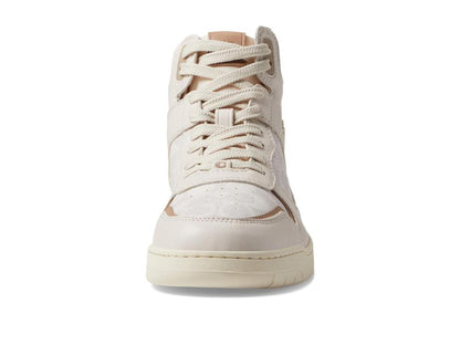 High-Top Coated Canvas Sneaker