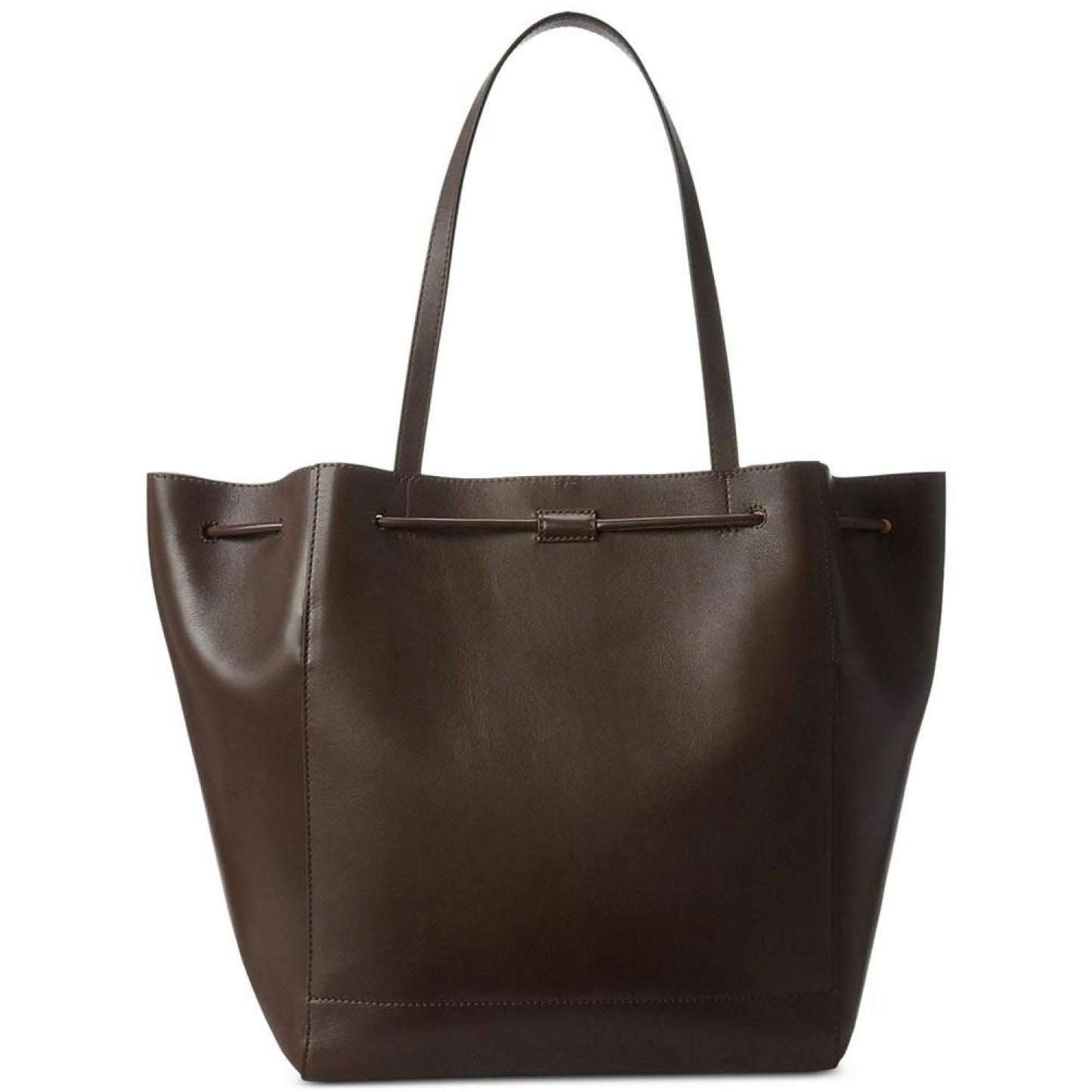 Andie Large Leather Drawstring Tote