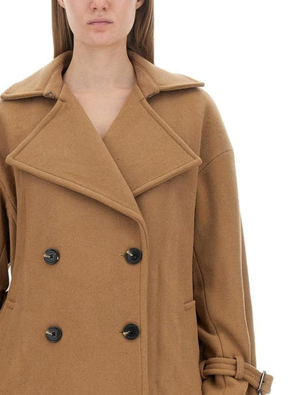 Michael Kors Double-Breasted Trench Coat