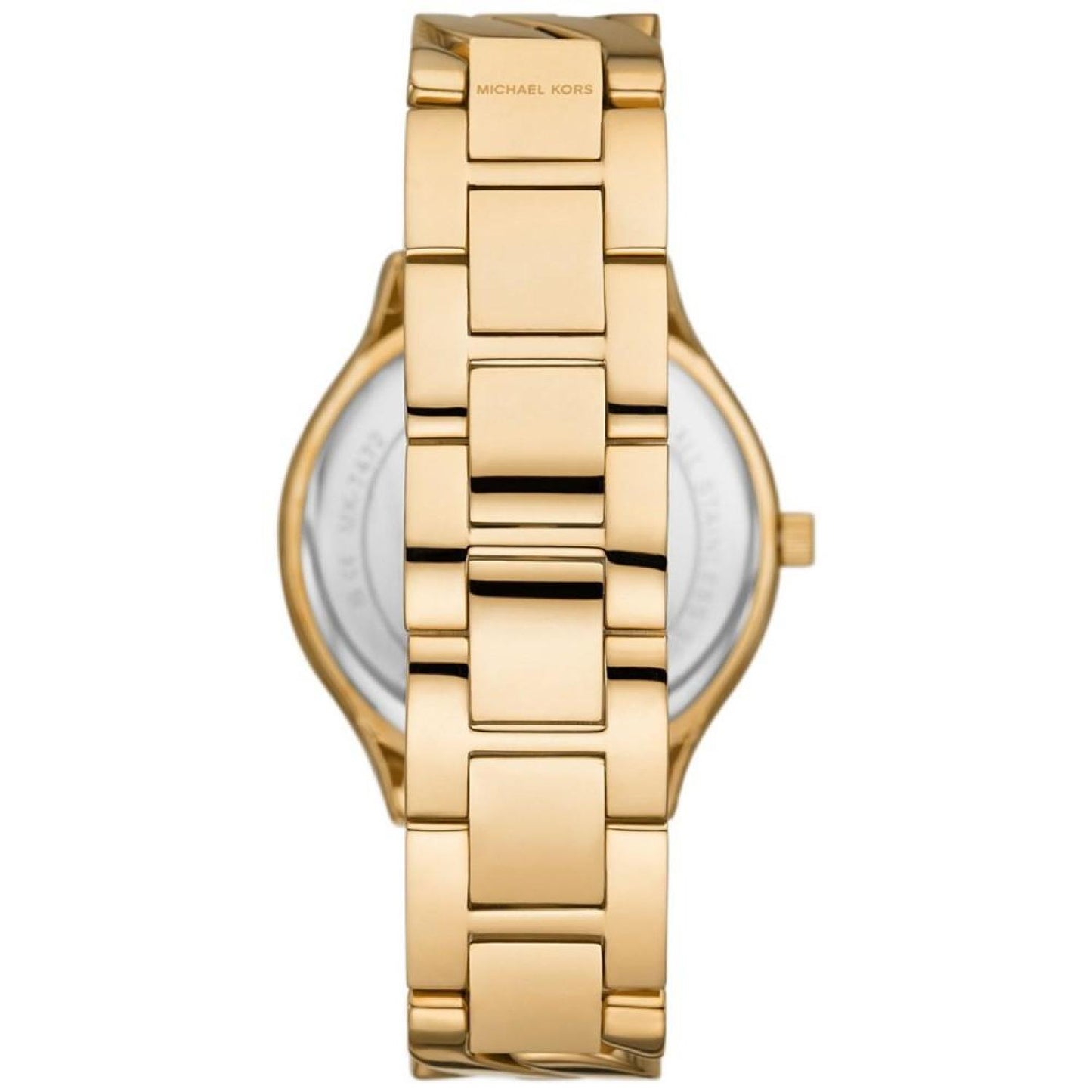 Women's Slim Runway Three-Hand Gold-Tone Stainless Steel Watch 38mm