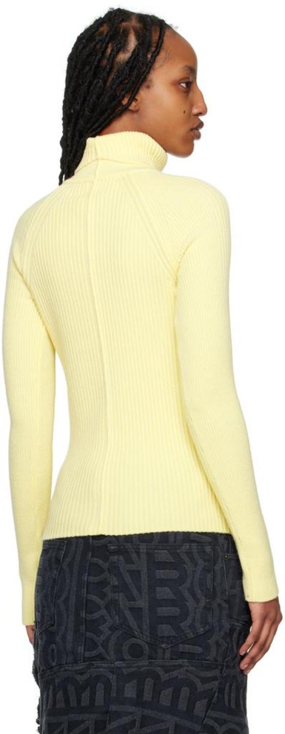 Yellow 'The Ribbed' Turtleneck