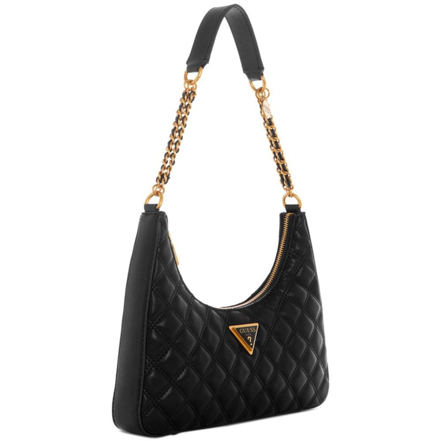 Giully Quilted Small Top Zip Shoulder Bag