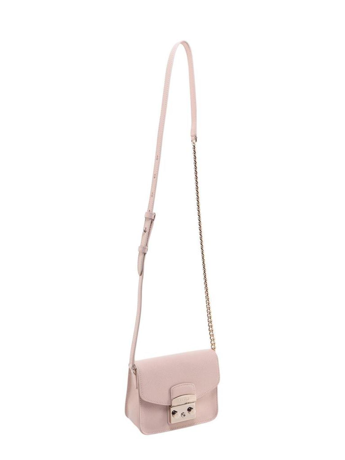 Furla Metropolis Mini Logo-Engraved Crossbody Bag