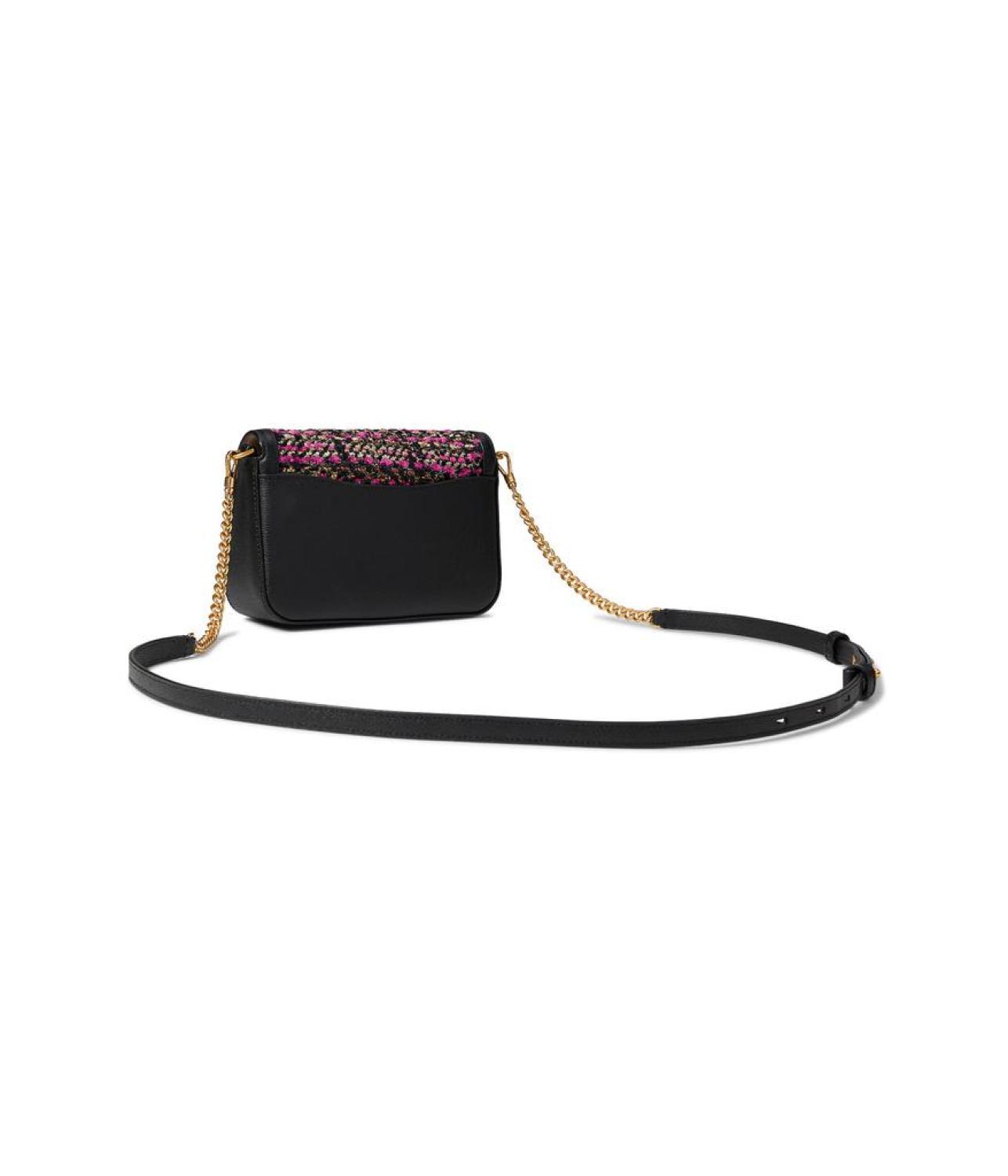 Katy Tweed Flap Chain Crossbody