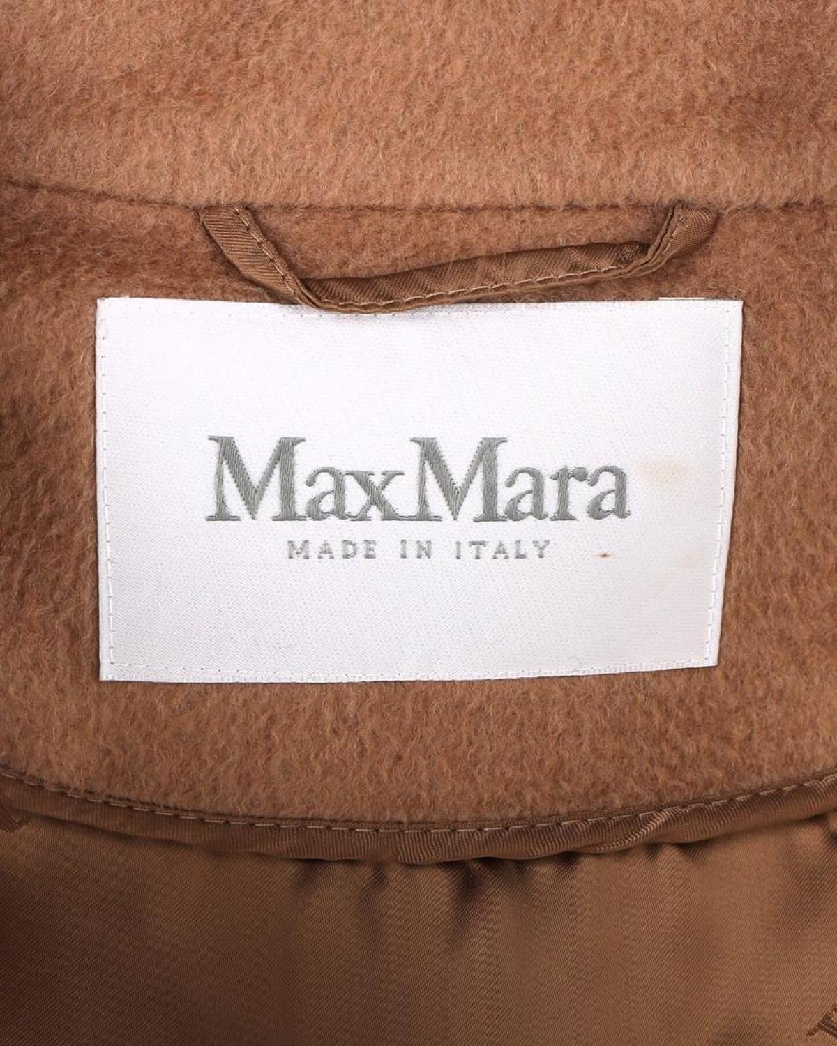 Max Mara Manuela Icon Coat in Brown Camel Hair