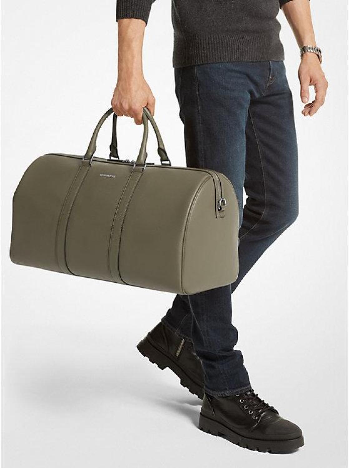 Cooper Faux Leather Duffel Bag