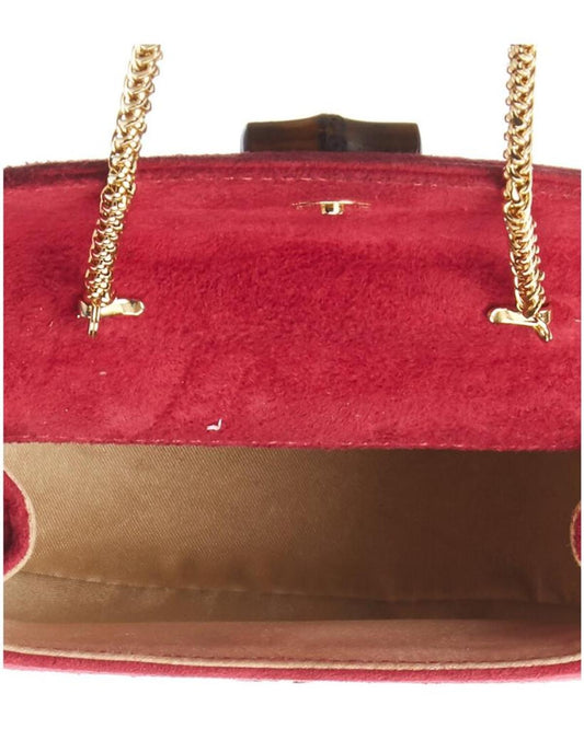 Gucci Pink Suede Mini Shoulder Bag