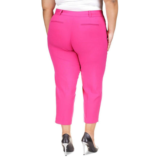 Plus Size Slim Ankle Pants