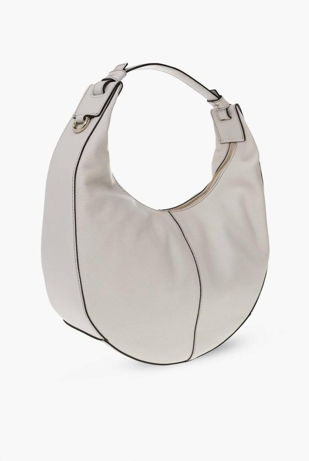 Women's Leather Miastella S Hobo Handbag Os In Marshmallow  White