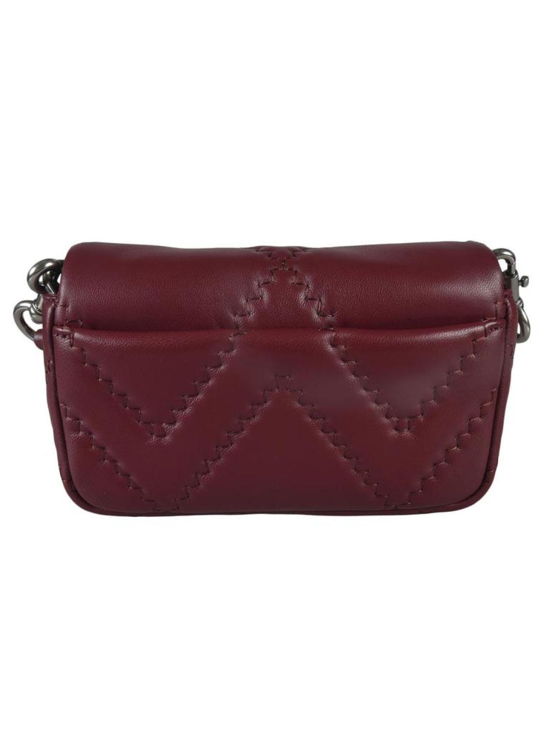 Marc Jacobs Logo Plaque Quilted Mini Shoulder Bag