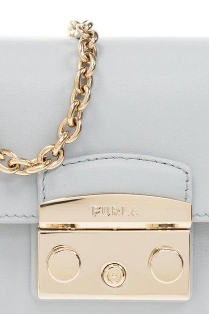 Furla Metropolis Logo Engraved Mini Crossbody Bag