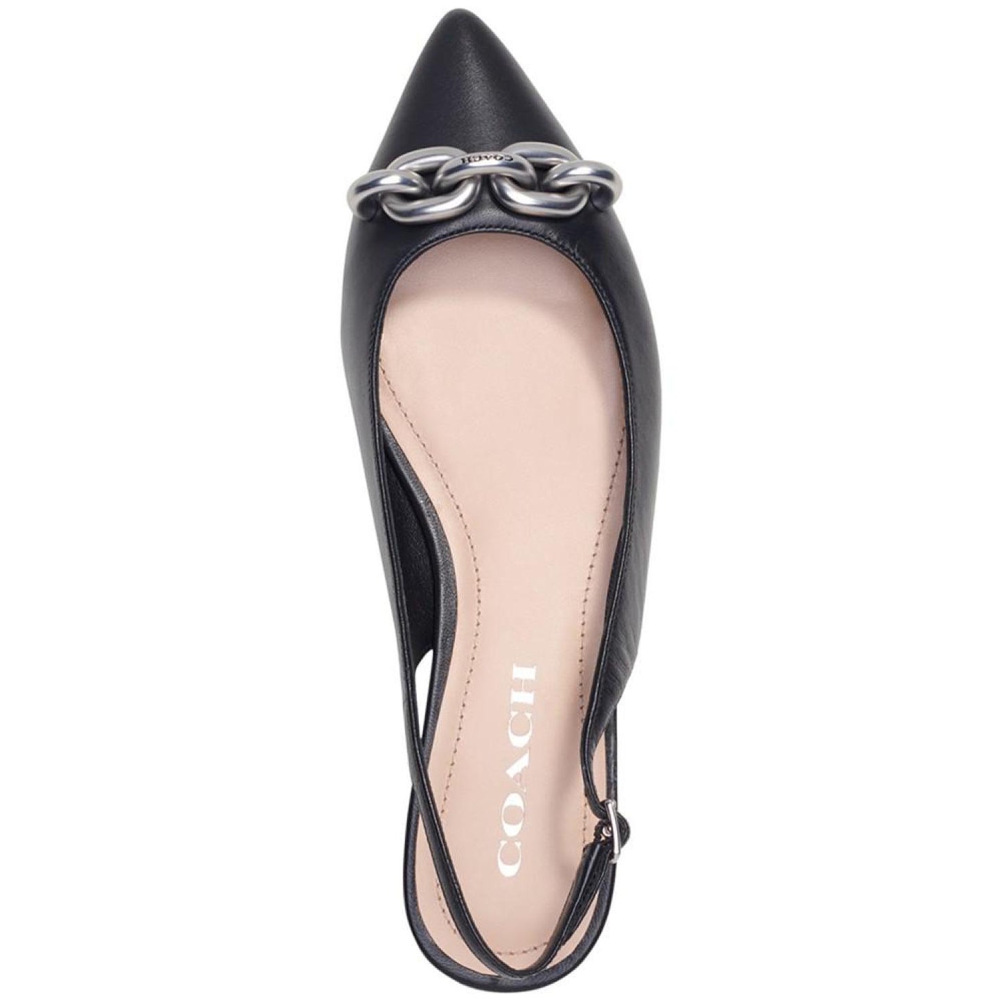 Women's Veronica Skimmer Chain Slingback Flats