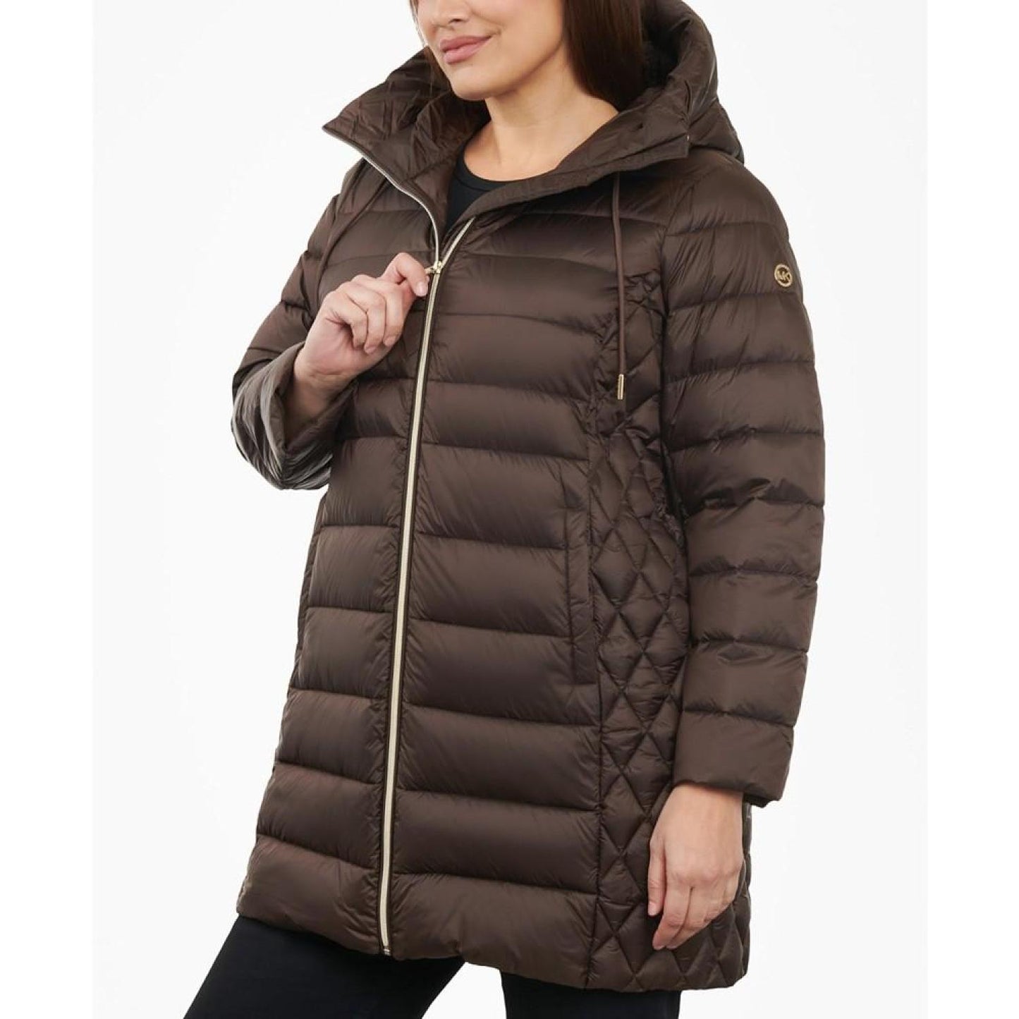 Women's Plus Size Hooded Down Packable Puffer Coat