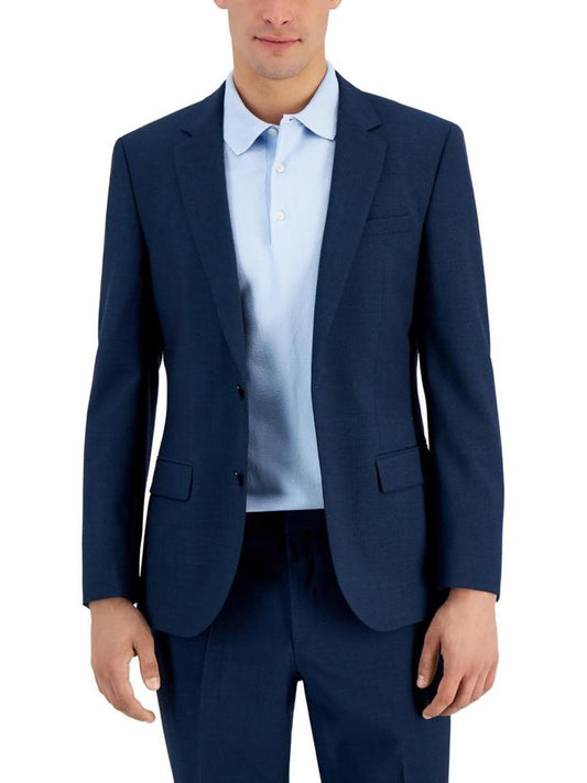 Mens Wool Blend Slim Fit Suit Jacket