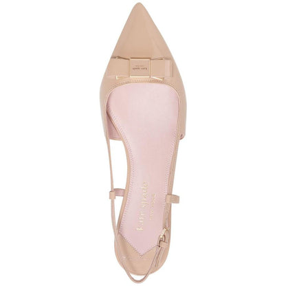 Women's Bowdie Pointed-Toe Slingback Flats