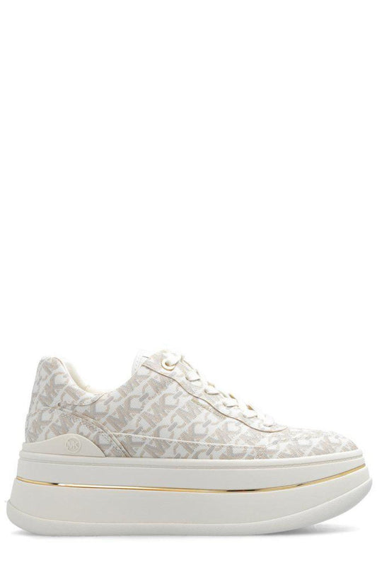 Michael Michael Kors Hayes Allover Logo Platform Sneakers