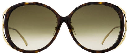 Gucci Women's  Sunglasses GG0226SK 003 Havana/Gold 60mm