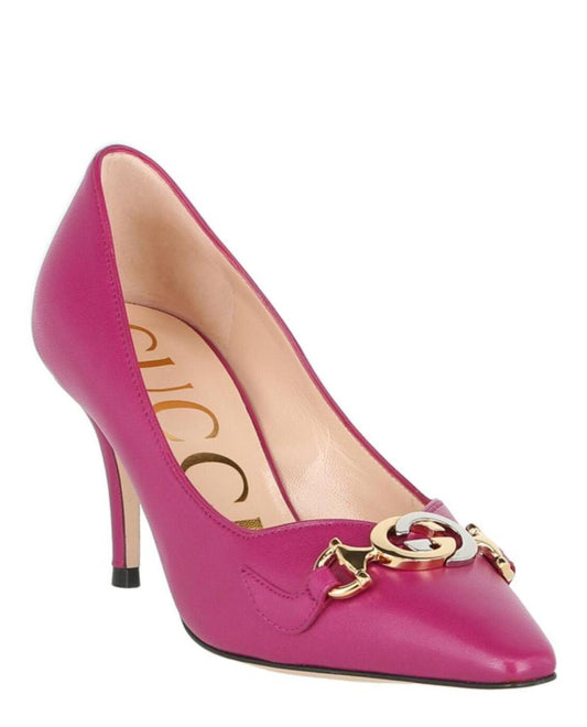 Gucci Zumi Leather Pump