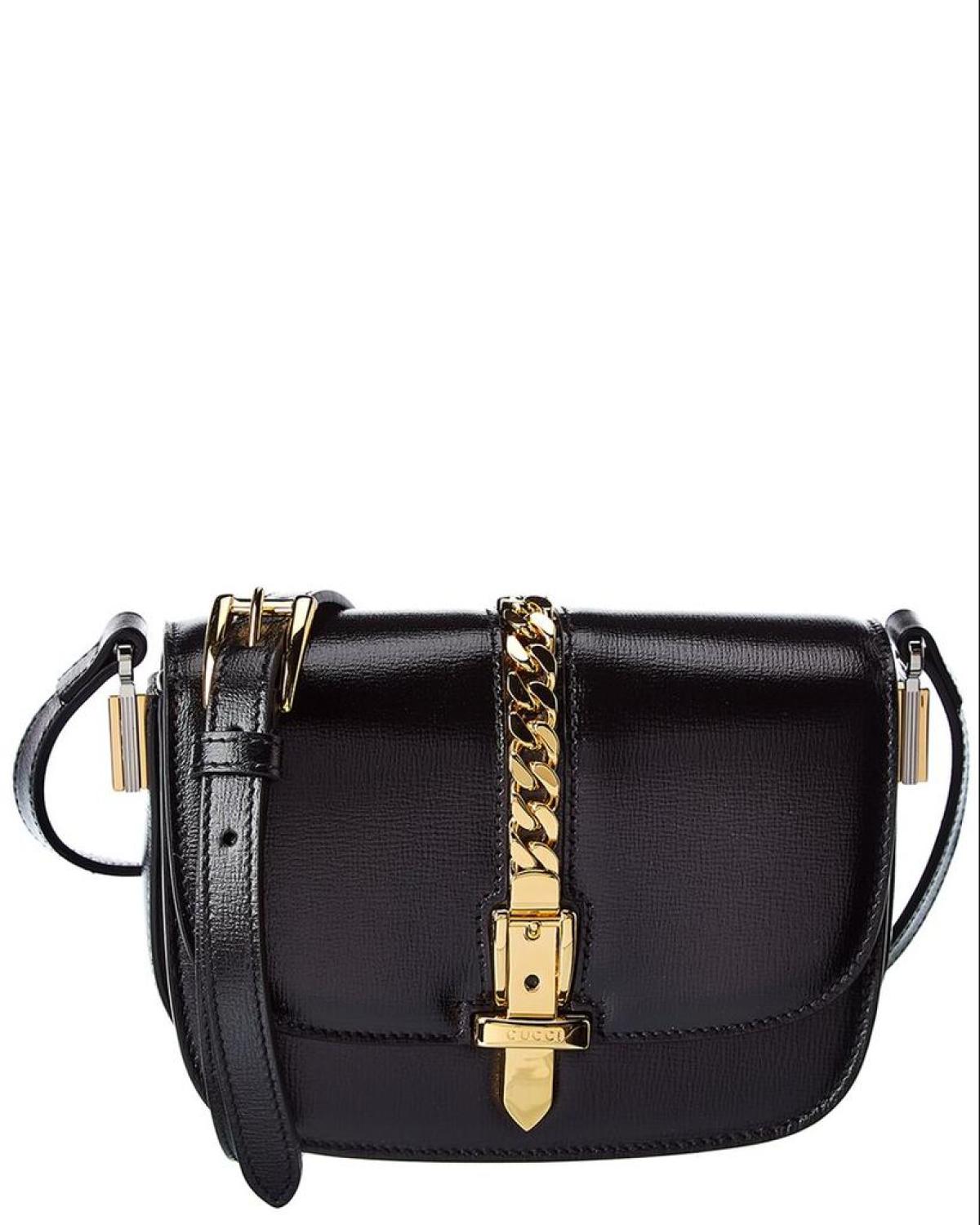 Gucci Sylvie 1969 Mini Leather Shoulder Bag