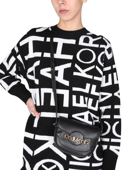 Michael Michael Kors Logo Intarsia Crewneck Dress