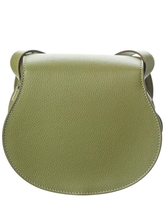 Chloé Marcie Small Leather Saddle Bag