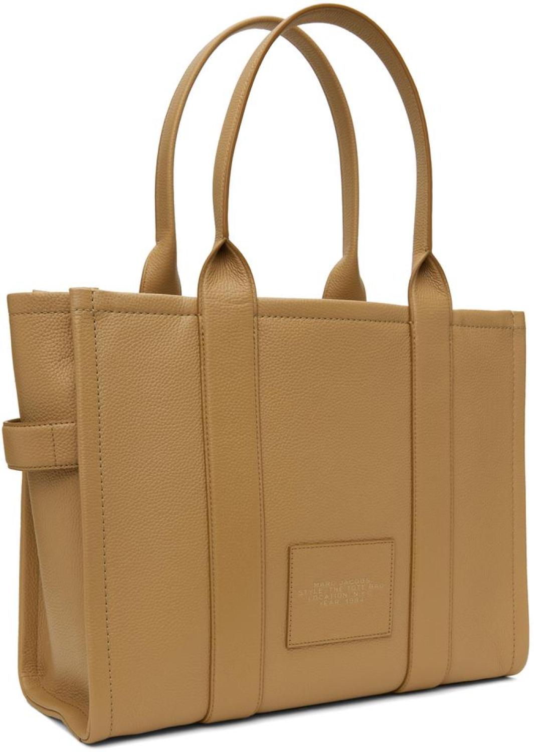 Tan 'The Leather Large' Tote