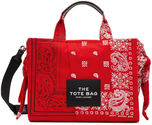 Red 'The Bandana' Medium Tote