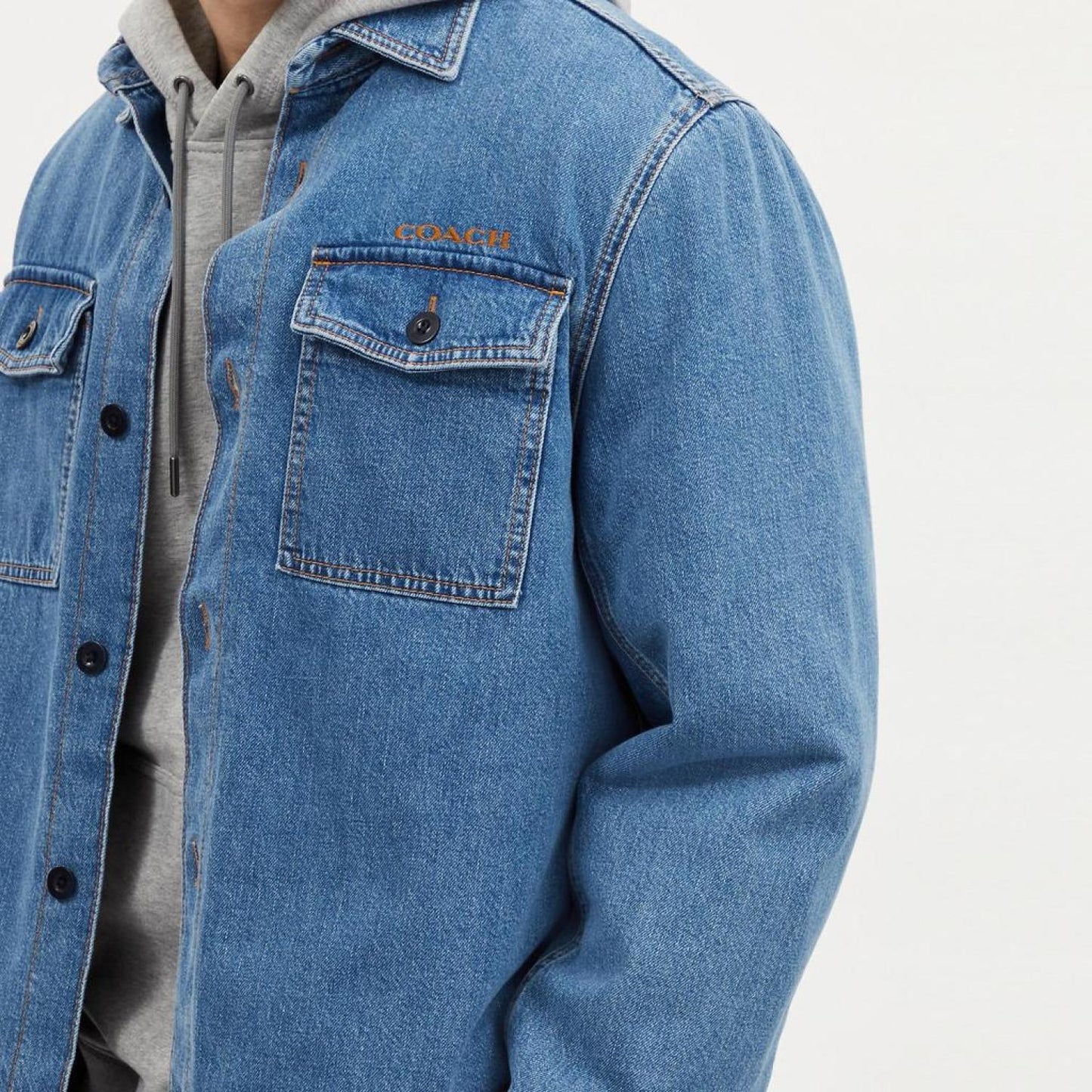 Coach Outlet Denim Overshirt