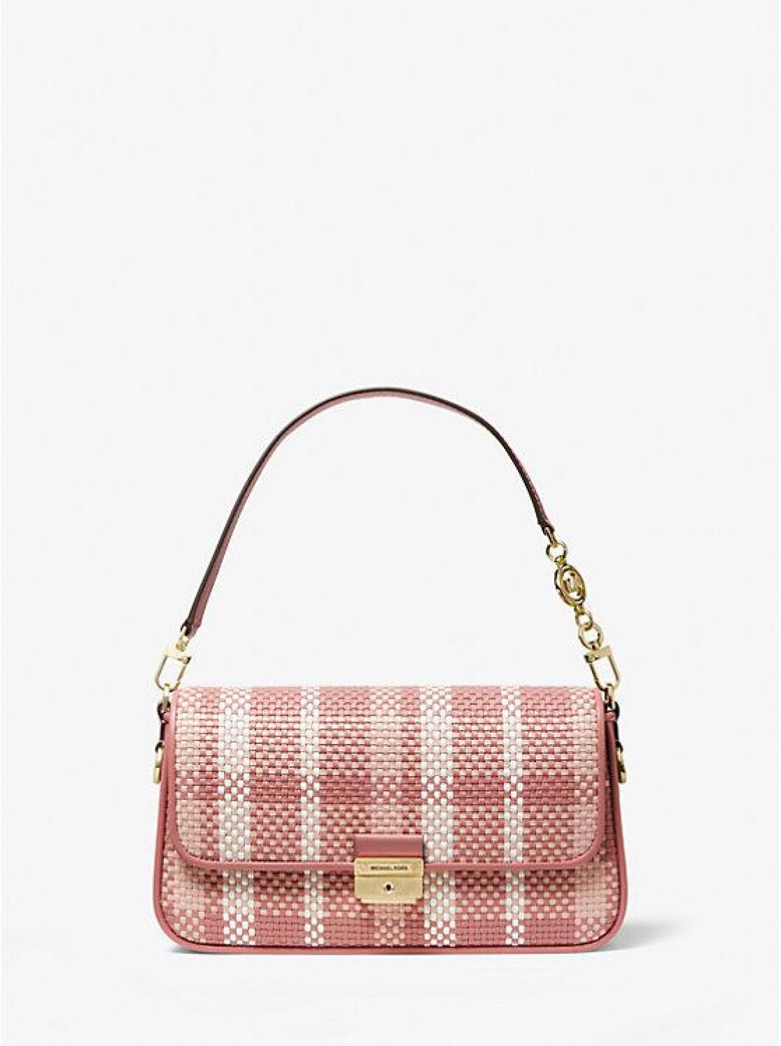 Bradshaw Small Woven Leather Convertible Shoulder Bag