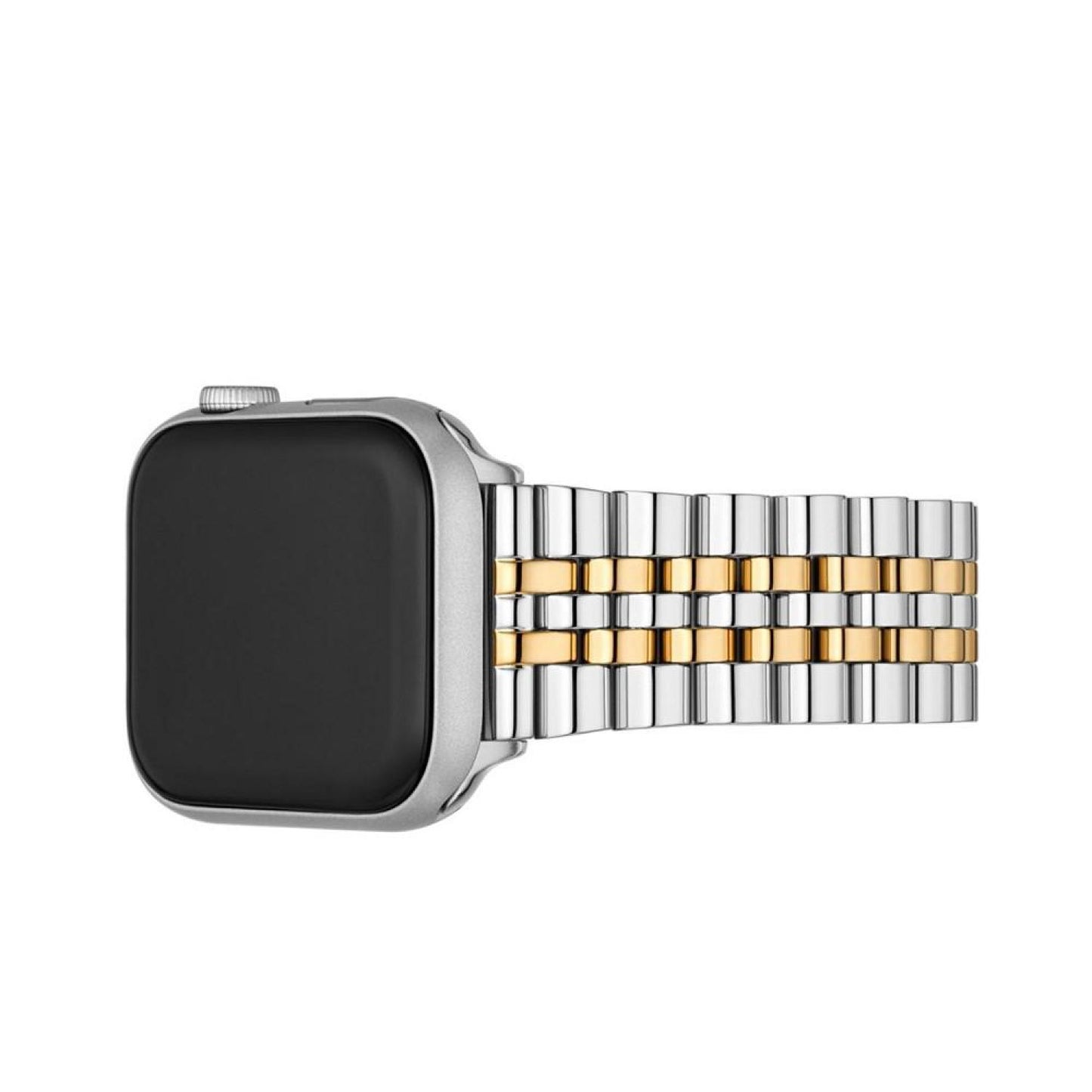 Two-Tone Stainless Steel Band for Apple Watch, Compatible with 42mm, 44mm and 45mm