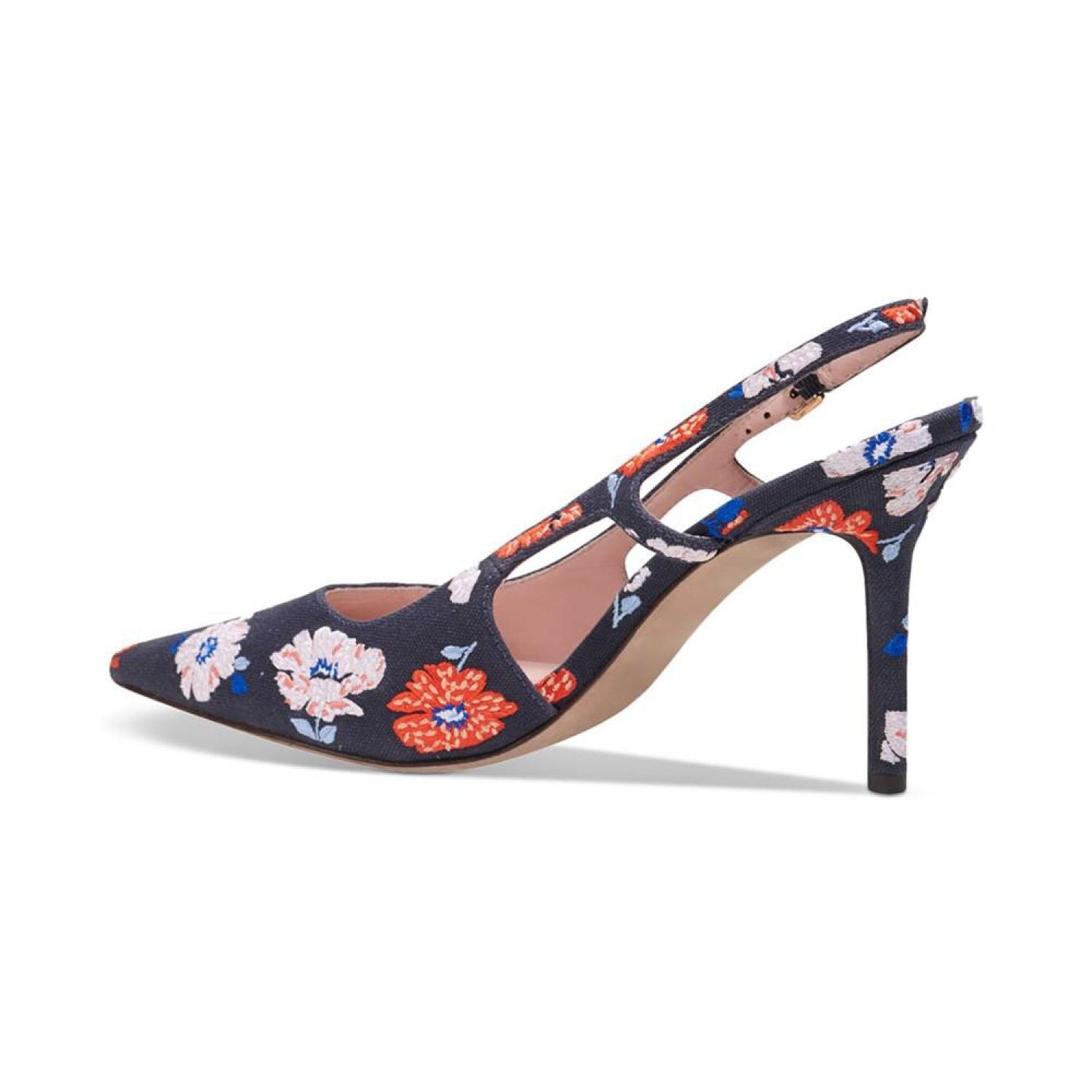 Valerie Pointed-Toe Slingback Pumps