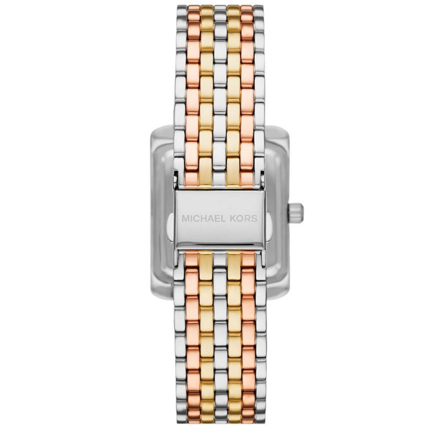 Women's Emery Three-Hand Tri-Tone Stainless Steel Watch 33 X 27mm