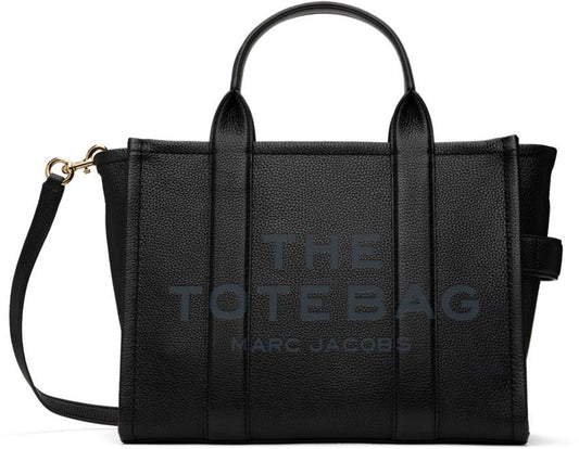 Black 'The Leather Medium' Tote