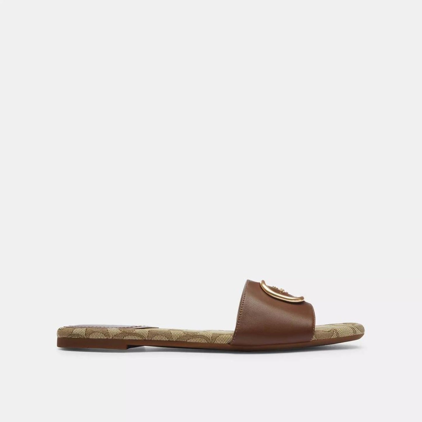 Coach Outlet Evy Sandal In Signature Jacquard