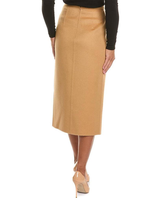 Michael Kors Collection Scissor Wool, Angora, & Cashmere-Blend Skirt