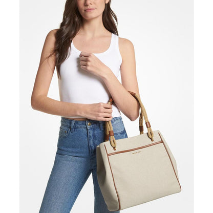 Talia Large Cotton Grab Bag Tote