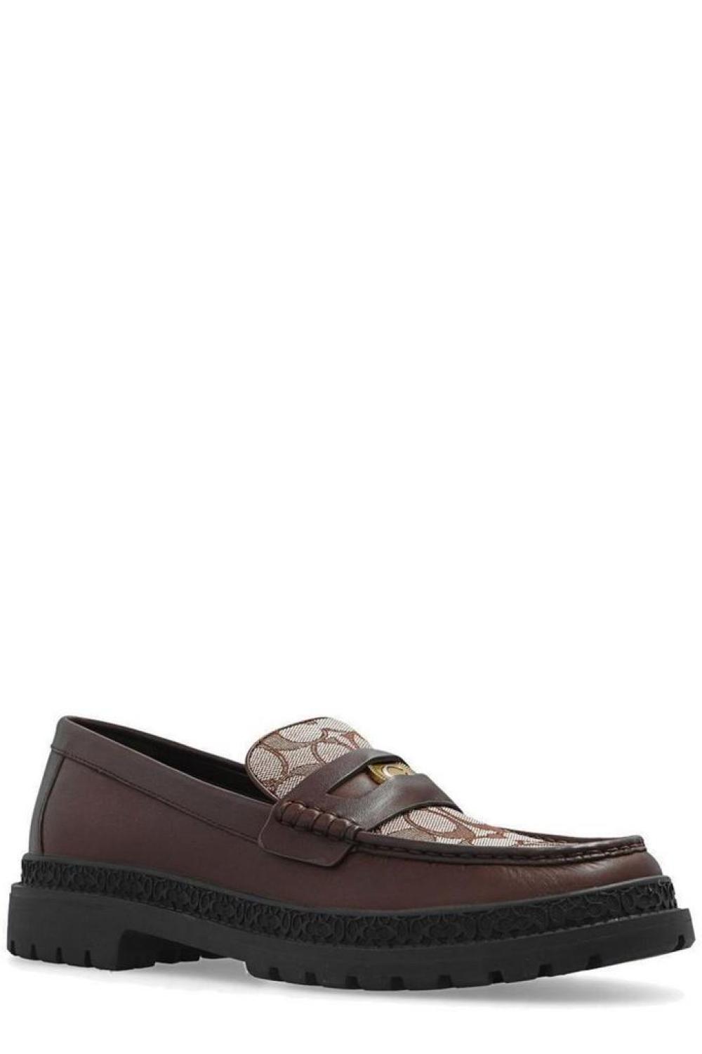 Coach Signature Jacquard Loafers