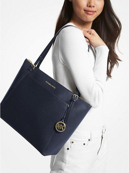 Voyager Large Saffiano Leather Tote Bag