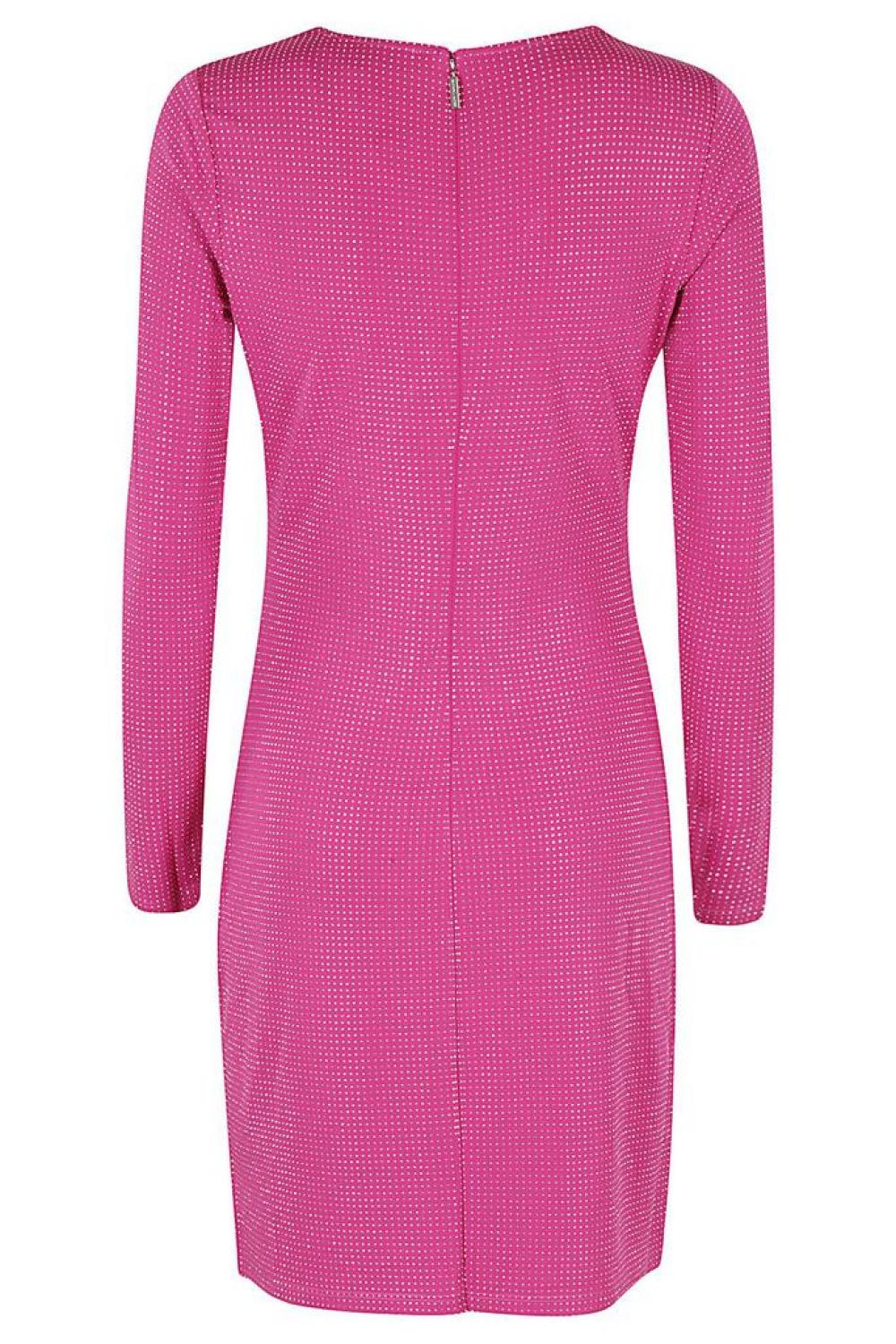 Michael Michael Kors Embellished Long-Sleeved Dress