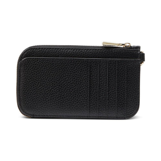 Ava Pebbled Leather Coin Card Case Wristlet