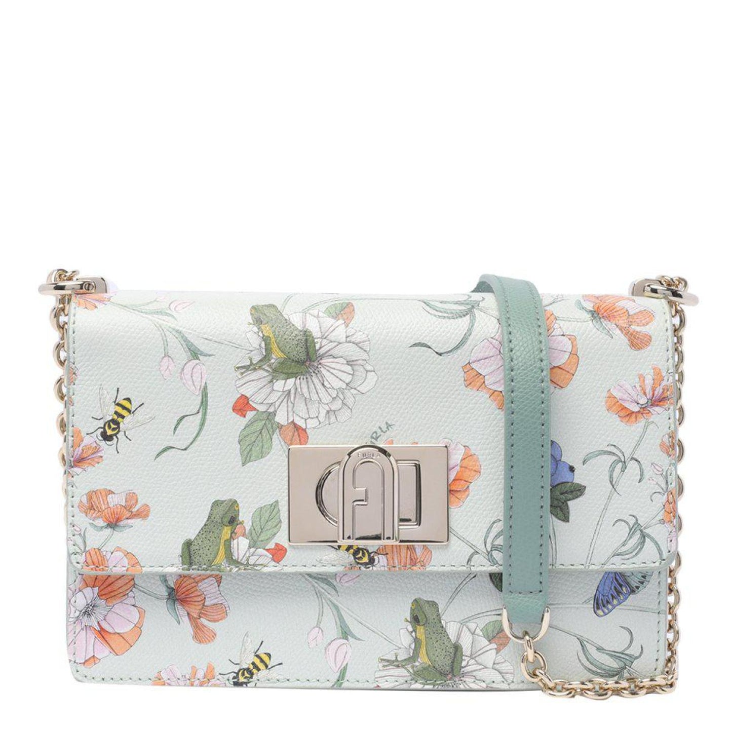 Furla 1927 Mini Floral Printed Shoulder Bag