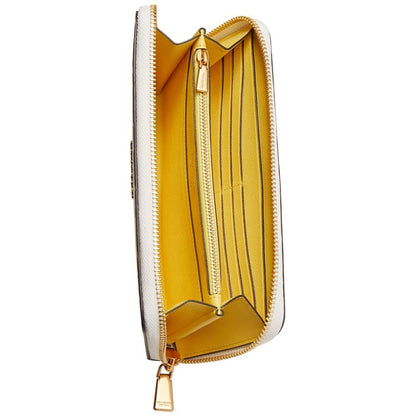 Morgan Lemon Drop Saffiano Leather Continental Wallet