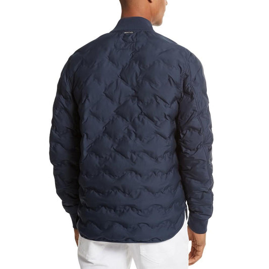 Men's Baseball-Collar Quilted Jacket